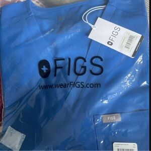 Figs, Women X-Large Scrub Top ONLY, BRAND NEW, Royal Blue